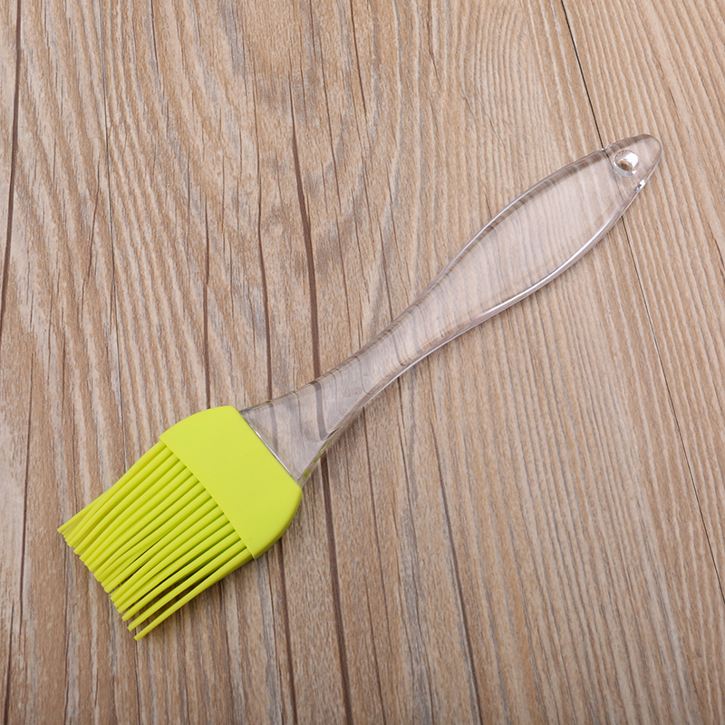 Food Grade Silicone Heat-resistant Oil Brush Barbecue Oil Brush Seasoning Brush Baking Tool Silicone Dressing Pastry Brush: L / Yellow