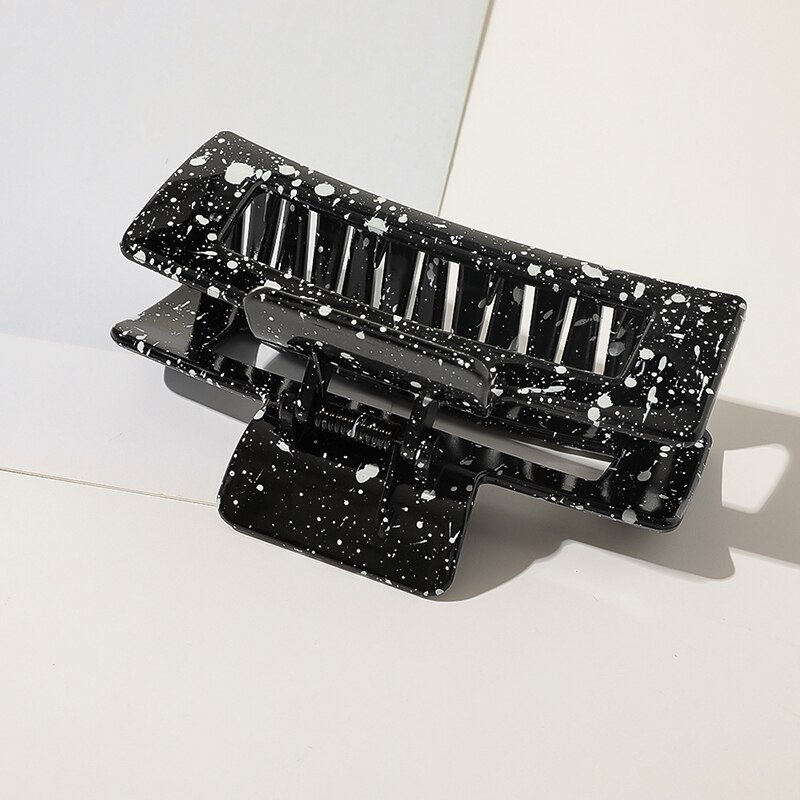 Plastic Rechthoek Haar Klauwen Klauw Clip Barrette Krab Haar Klauwen Bad Clip Paardenstaart Clip Voor Vrouwen Meisjes Haar Accessoires