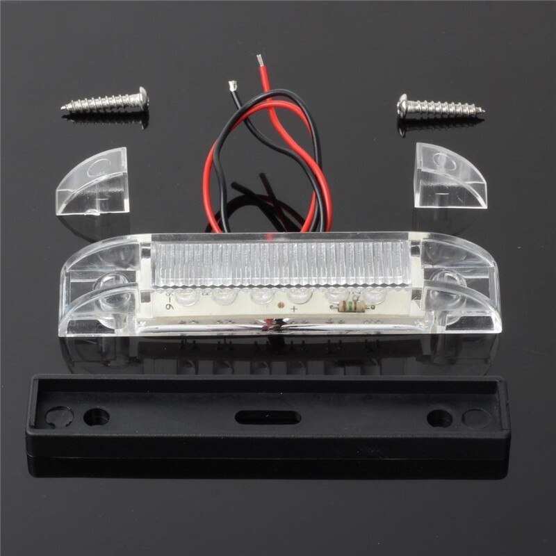 10 Pcs Witte Boot Licht Navigatie Led Verlichting Waterdichte Marine Utility Strip Bar Side Marker Licht
