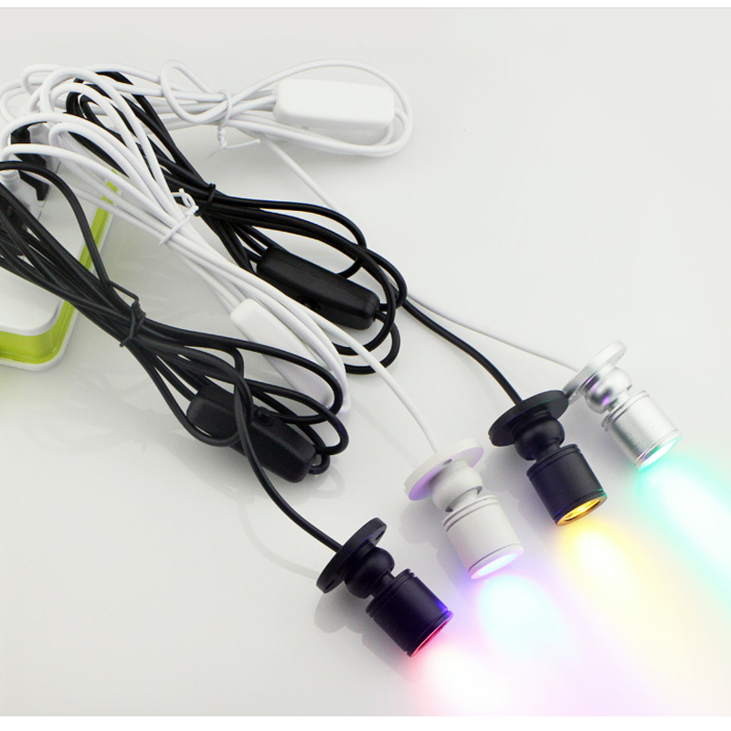 Moderne led usb-spotlight med 3w dc5v stk . smykkeskabsdisplay, bordlampe, overflademonteret loftslampe med usb -5v- interface
