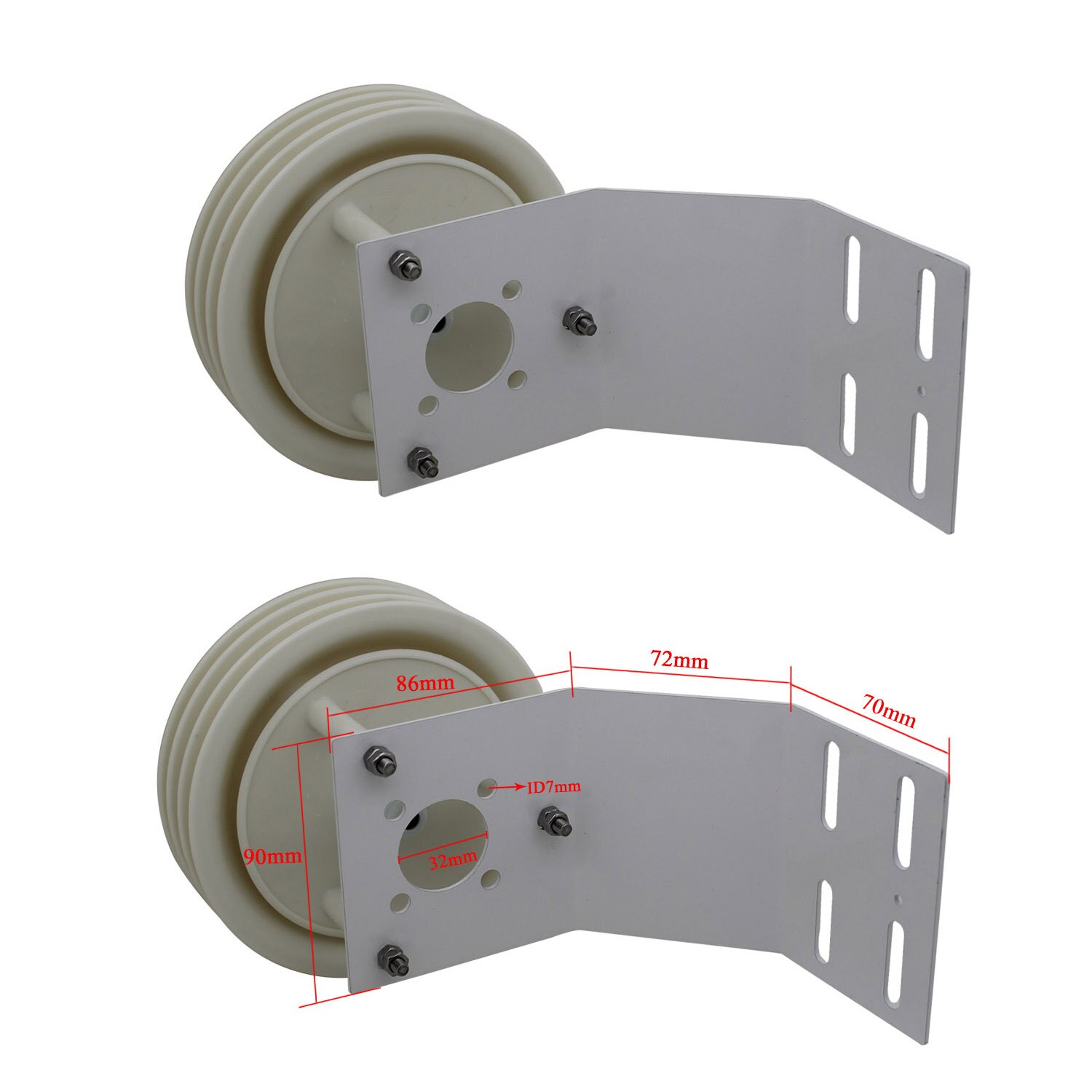 Kleine strahlung schild draussen heime, nasser Bahnhof heime, temperatur und feuchtigkeit schild Ich würde79mm OD138mm 4-18Etagen
