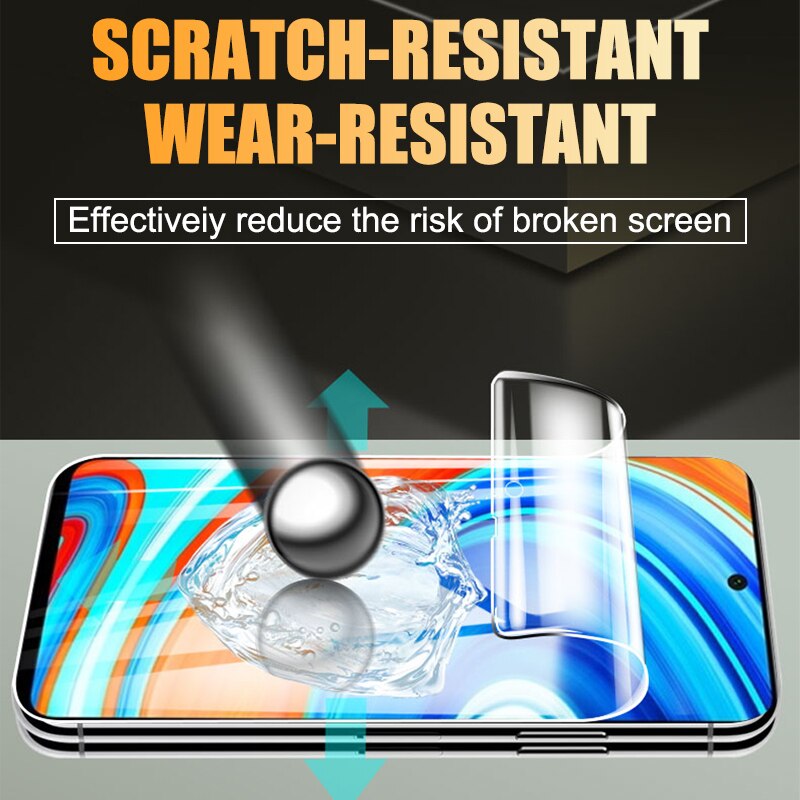 For LG Velvet Hydrogel Film LG Wing Screen Protector UV Liquid Full Glue Film Full Cover With Fingerprint Unlock Glass