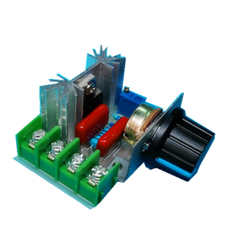 Ac 220V 2000W Voltage Regulator Motor Speed Controller 220V Borstelloze Elektronische Thyristor Temperatuur Schakelaar Dimmer