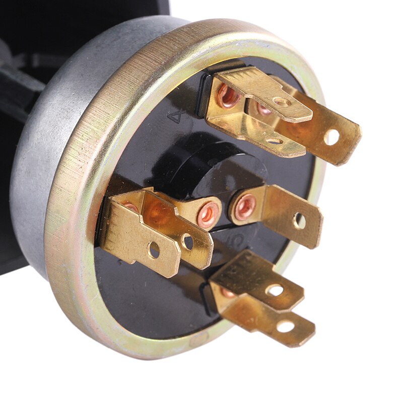 Bouton-poussoir étanche en métal, 12V, pour éclairage et klaxon