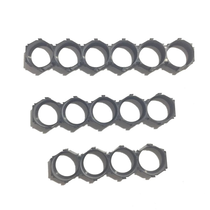 50 stk 18650 4p 5p 6p celleholder 18650 batteri afstandsholder batteribeslag til 18650