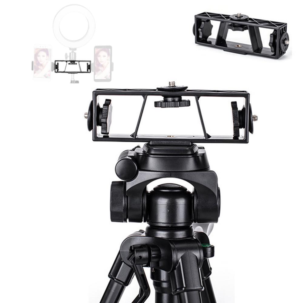 Bgning 3- positionen-live-übertragungshalterung multifunktionskamera dslr 3- halterungen kamerastativ stabilisatorklemme festklemme