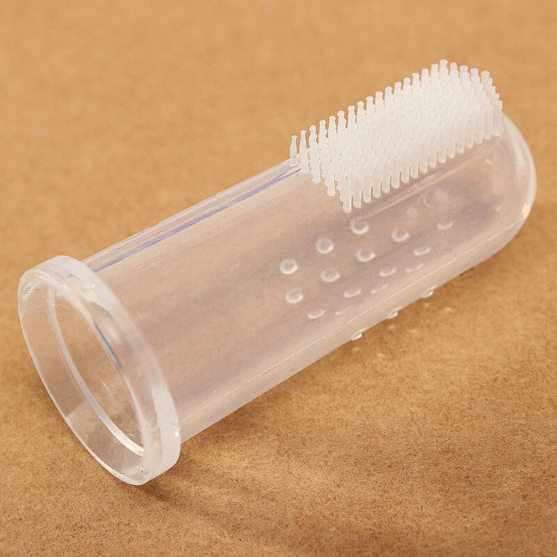 1Pcs Nuttig Gezonde Kids Baby Baby Zachte Siliconen Vinger Tandenborstel Tanden Rubber Massager Brush: MULTI