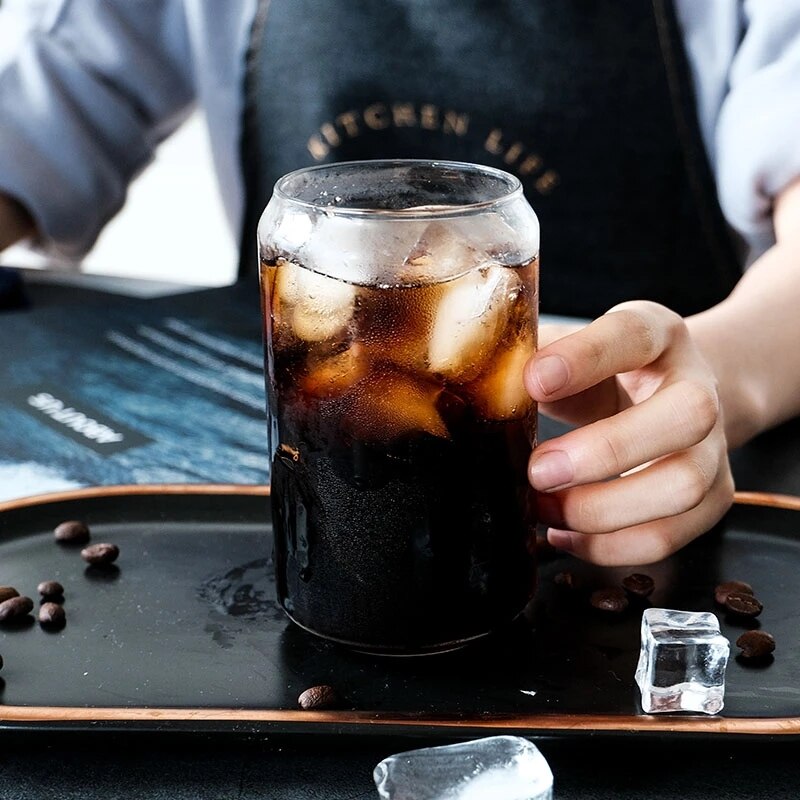 Zomer Nordic Bier Glas Transparant Koffie Mok Coke Melk Sap Koud Drankje Hittebestendig Explosieveilige Bar Drinken container