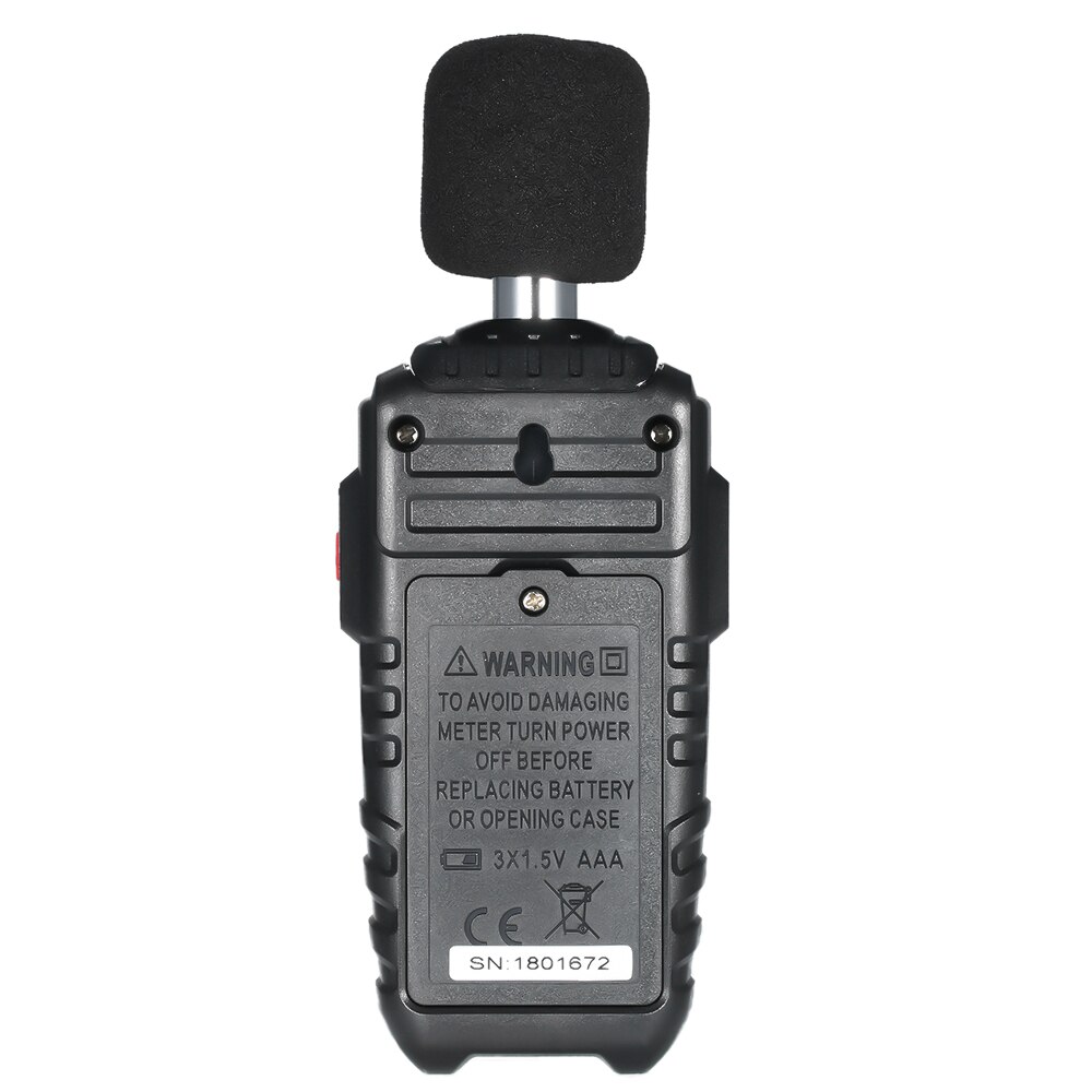 Mini indicateur de niveau sonore numérique LCD 35-135dB Instrument de mesure du Volume sonore décibel testeur de surveillance