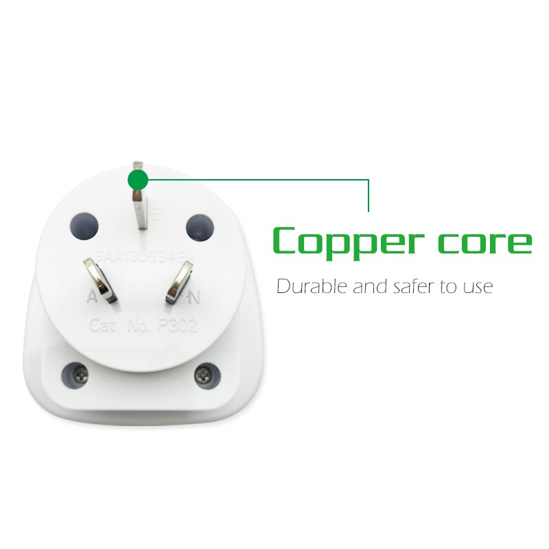 1 PC UK US to AU AC Power Socket Plug Travel Electrical Charger Adapter Converter travel in Australia Zealand