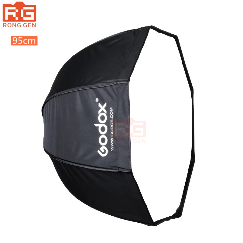Godox 95 cm/37.5in Universele Pro Studio Foto Flash Speedlite Softbox Paraplu Reflector voor Canon Nikon Sony Yongnuo Speedlight