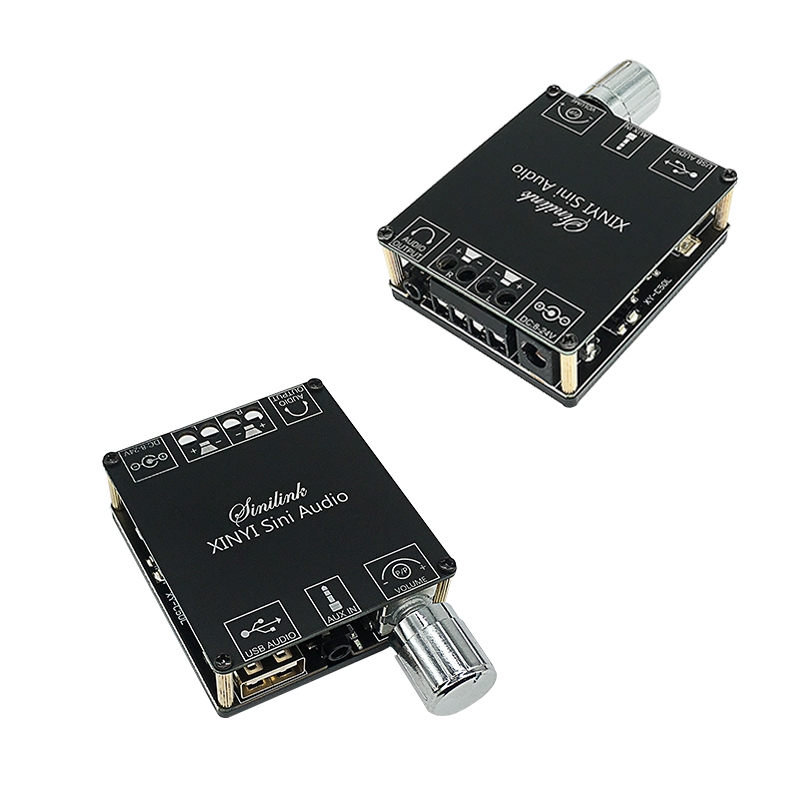 C50L 12V 24V MINI Bluetooth 5.0 Wireless Audio Digital Power amplifier Stereo board 50Wx2 Bluetooth Amp Amplificador AUX USB APP