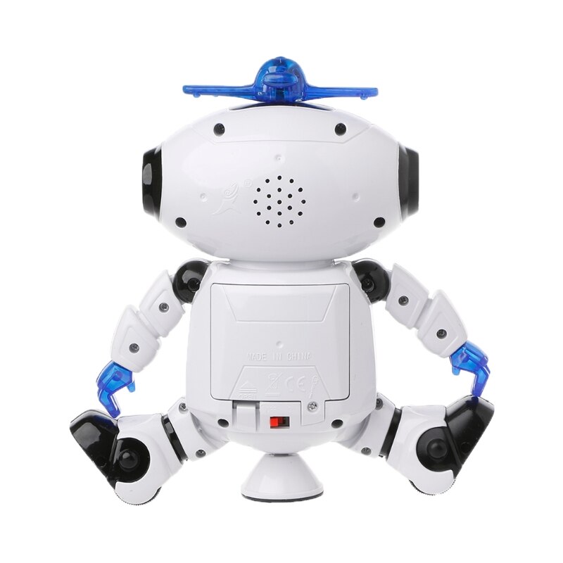 Hbb klassisk elektronisk gådansende robotlegetøj med musiklys til børn