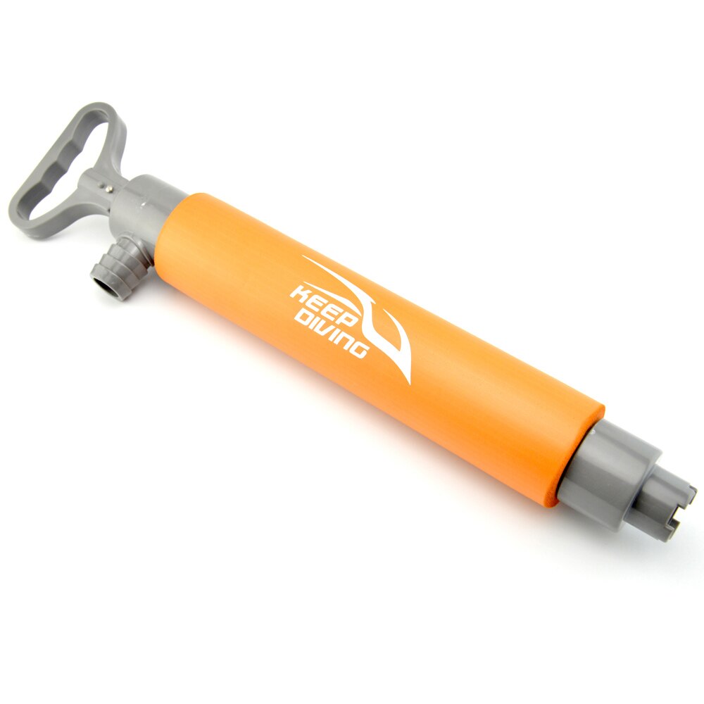46 Cm Lange Manual Kajak Pomp Draagbare Eva Drijvende Hand Cabine Waterpomp Marine Pomp Kajak Emergency Rescue Tool Accessoires: Orange