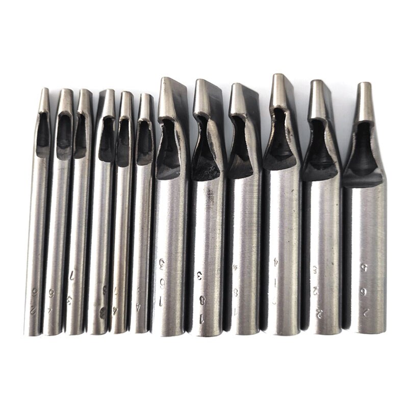 Oval Shape Leather Craft Hole Punch Set Punch Belt Watch Band for Leather Working Punch Strong Durable Tool Ellipse Punch