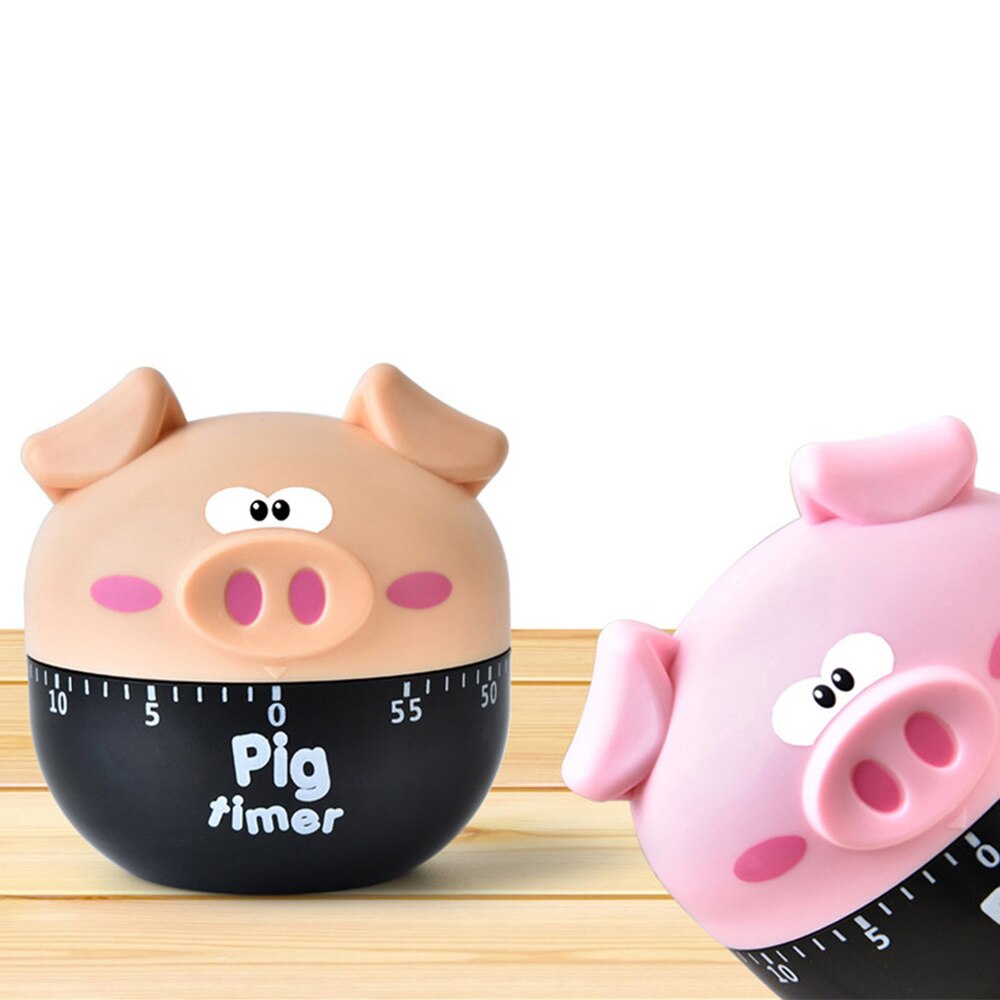 Cocina Gadget cuenta regresiva cocina reloj herramientas ABS cocina temporizador con forma de Animal mecánica Manual Retro Cocina temporizador niños sala de Juguetes Decoración