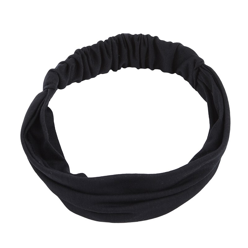 Stof Elastische Yoga Hoofdband Effen Kleur Brede Haarband Voor Vrouwen Yoga Haarband Sport Hoofdband Haar Accessoires: pink