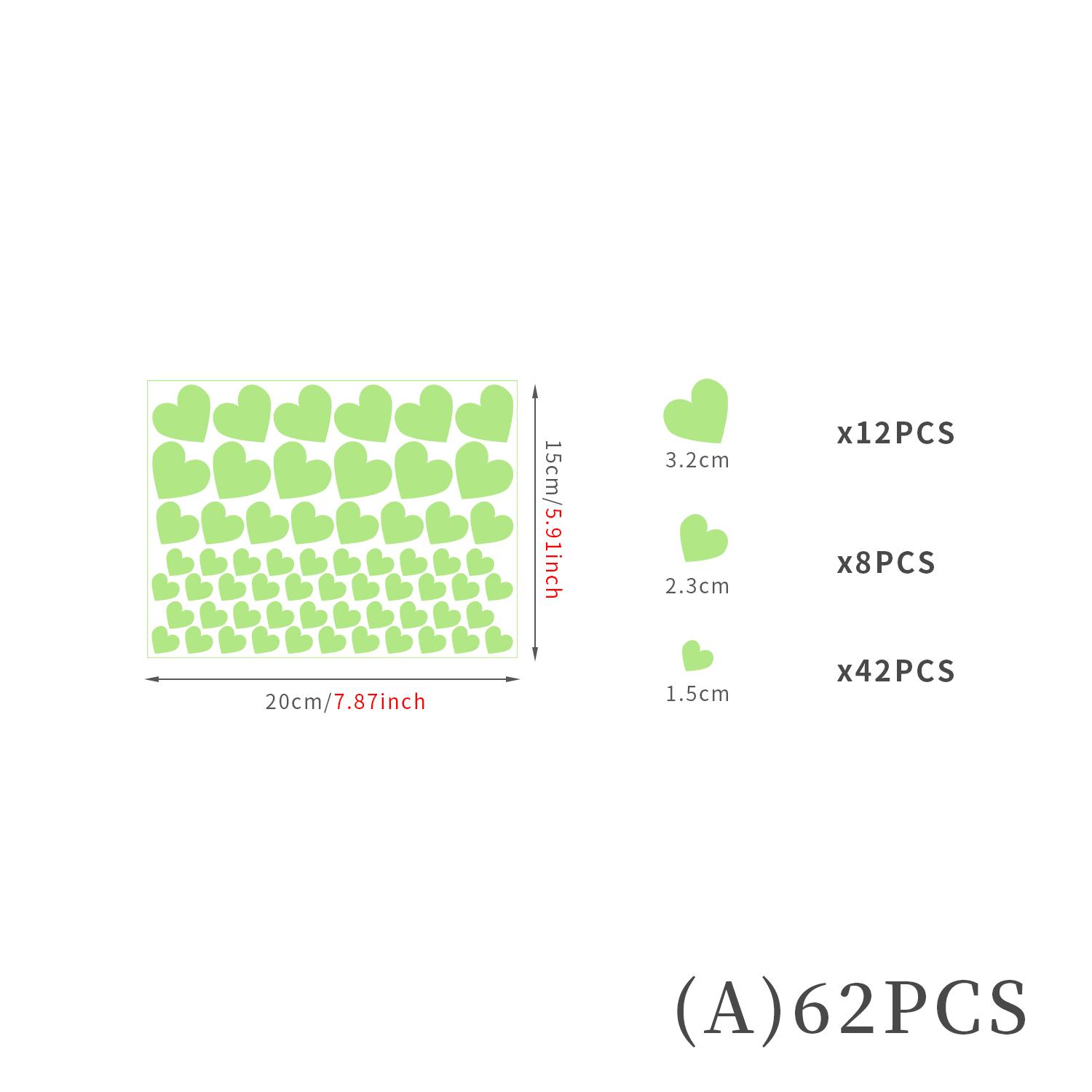 Cartoon Glow In The Dark Stickers Lichtgevende Eenhoorn 3d Muursticker Voor Kinderkamer Woonkamer Slaapkamer Decoratie Thuis Decals: GS-A x 5 sets