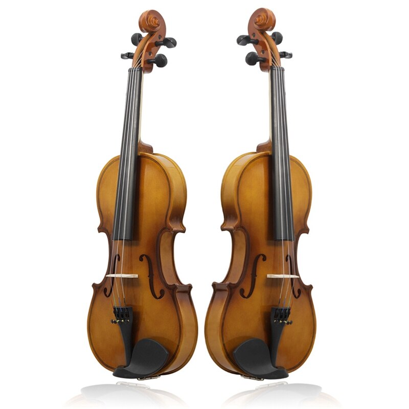 Violín acústico de tamaño completo 4/4, violín con caja arco colofonia