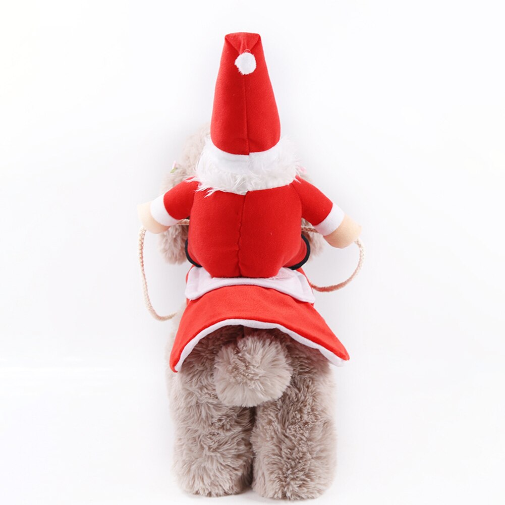 Vêtements de noël pour animaux de compagnie, tenue mignonne et à la , doux et , pour père noël, chien, chat, décoration de
