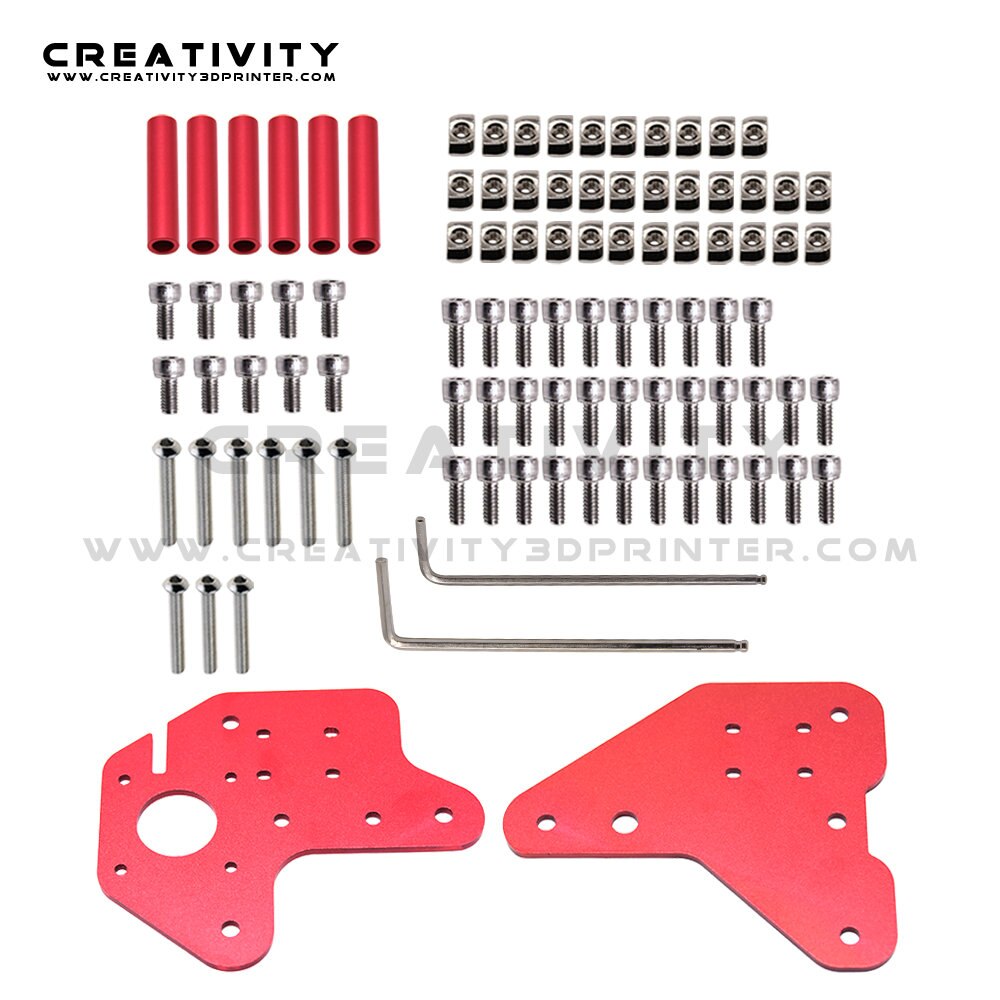 Kit de guidage de Rail linéaire à double axe Z MGN12C avec support de montage de plaque fixe pour Ender-3/3S /Ender 3 Pro/Ender-3 V2/CR10/CR10S/S4/S5: Without Guide Rail