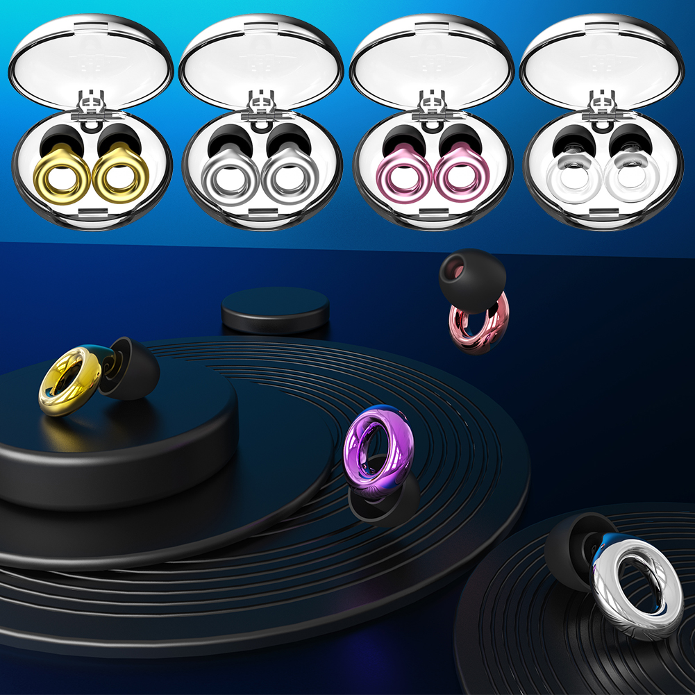 Siliconen oordopjes voor zwemmen Slaap Ruisonderdrukking Ruisonderdrukking-Geluiddicht Verminder storingen - lus Oordopjes Benodigdheden