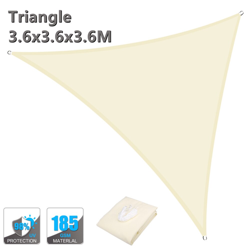 Sonne Sonnensegel 98% UV Block Sonnenschirm Segel für Terrassen Hinterhof Parkplatz Baldachin Markise Zelte Party Im Freien Pavillon Pergola Abdeckung: 3.6X3.6X3.6M