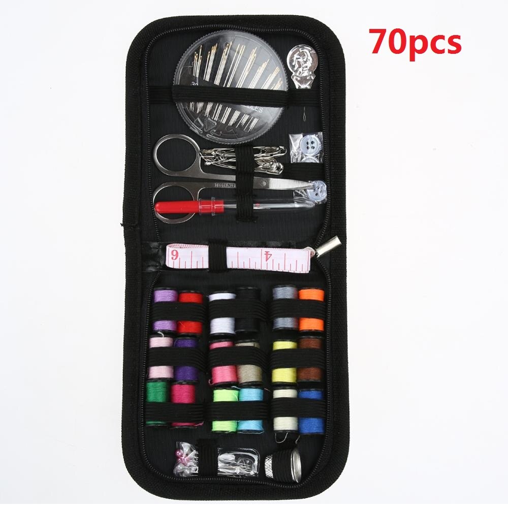 Sewing Kit Box DIY Sewing Thread Needles Kits Set Hand Stitching Knitting Tools Craft Thread Sewing Accessories 70/90/97/98pcs: 70pcs