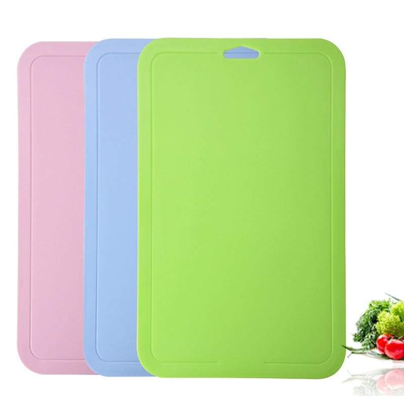 Tabla de cortar de plástico antideslizante, tapete bloque para picar frutas, suministro de cocina, tablas de cortar, herramienta de cocina lavable