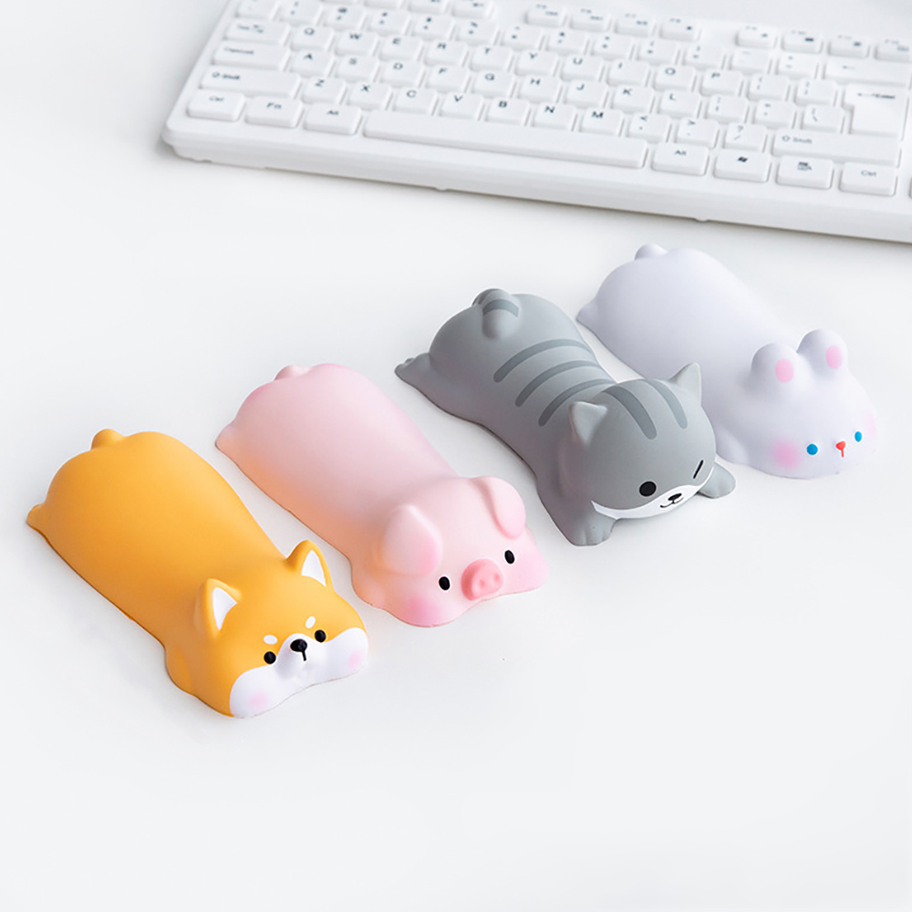 Cute Cartoon Pig Cat Rabbit Dog Podkładki na biurko Podkładka pod mysz Komputer stacjonarny Laptop Podkładka pod nadgarstek Kawaii Biuro Podkładka pod nadgarstek Artykuły papiernicze