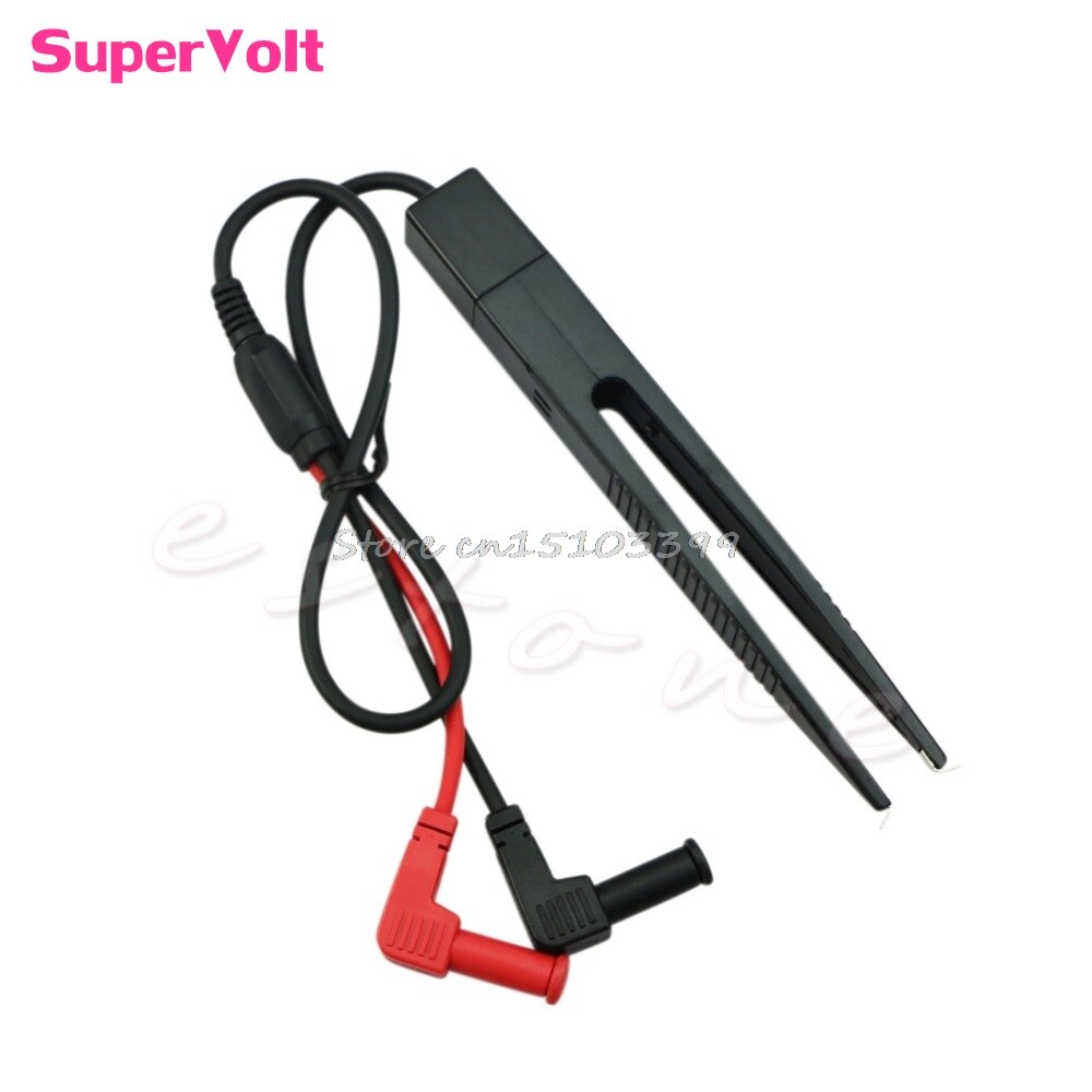 SMD SMT Chip Test Clip Lead Probe Multimeter Meter Tweezer Capacitor Resistance G08 Whosale