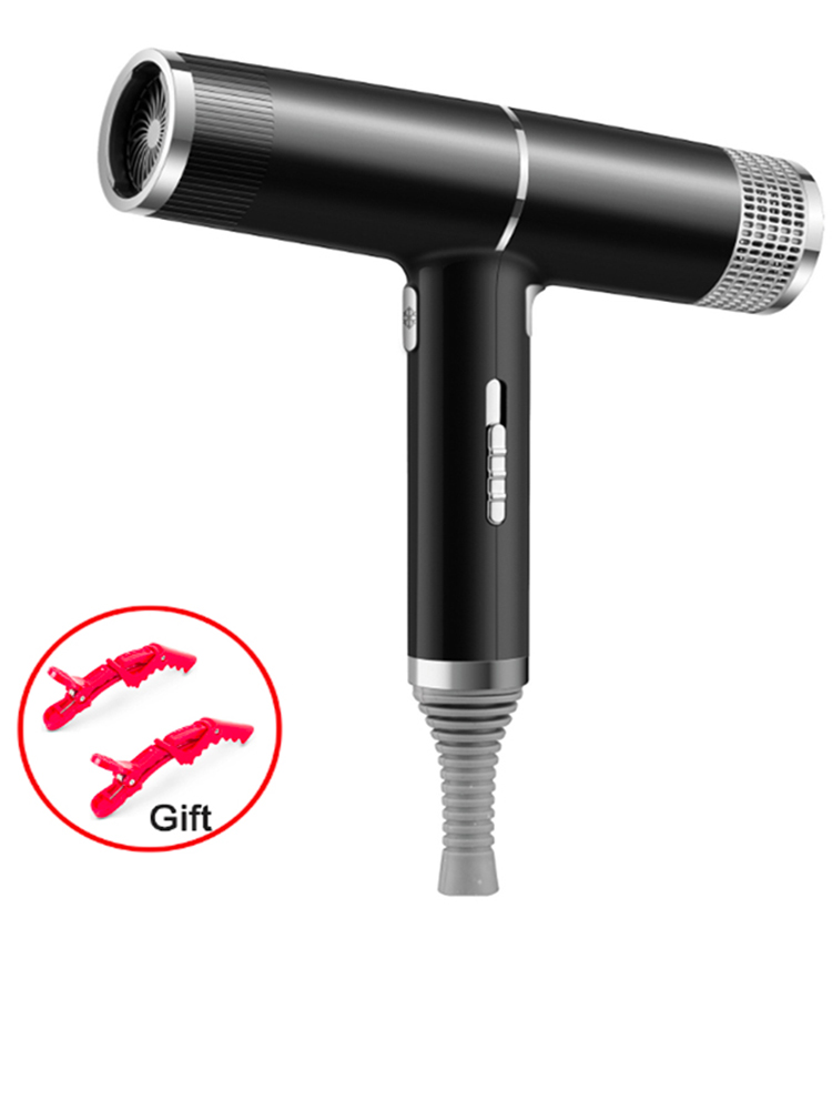 Hair Dryer, (Safety Upgraded) Ionic Hairdryer for Hair Care, Powerful /Cool Wind Blow Dryer, Men And Women: EU Plug / black