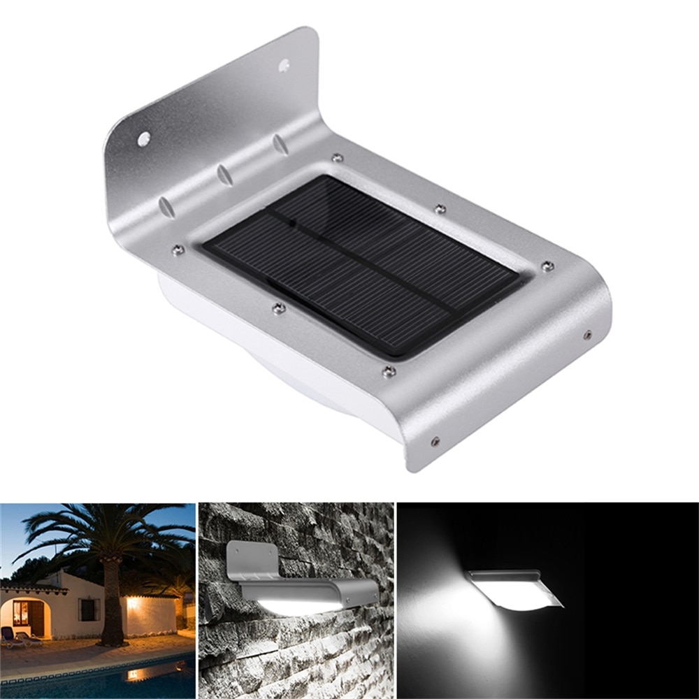 16 LED Solar Lampen Outdoor Waterdichte Gebogen Stijl Menselijk Lichaam Inductie + Lage Licht + Lichtregeling Solar Opladen Lamp