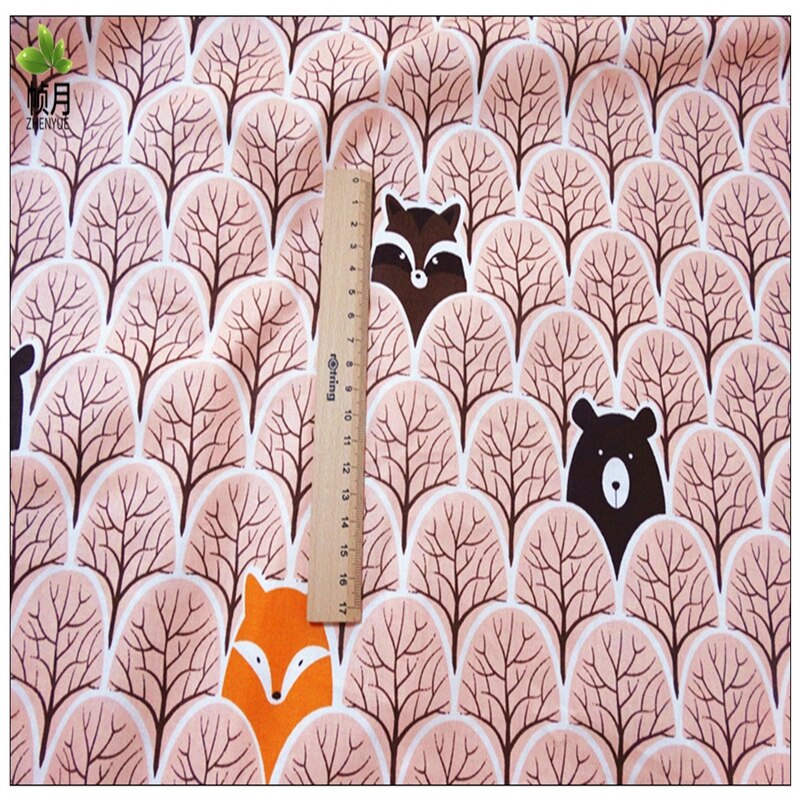 40Cm 50Cm, 3 Stks/partij, Jungle Beer, Katoen Twill Stof, Patchwork Doek, diy Naaien Quilten Quarters Vet Materiaal Voor