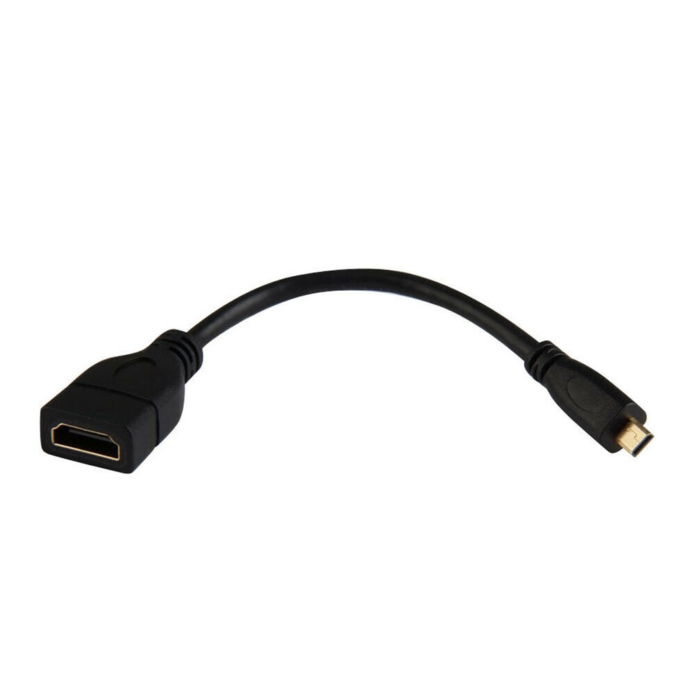 Micro Hdmi-compatible Male D To Hd Female A Jack Adapter Cable Convertor 1080P Micro Hdmi Male D To Hdmi Female Jack Adapter