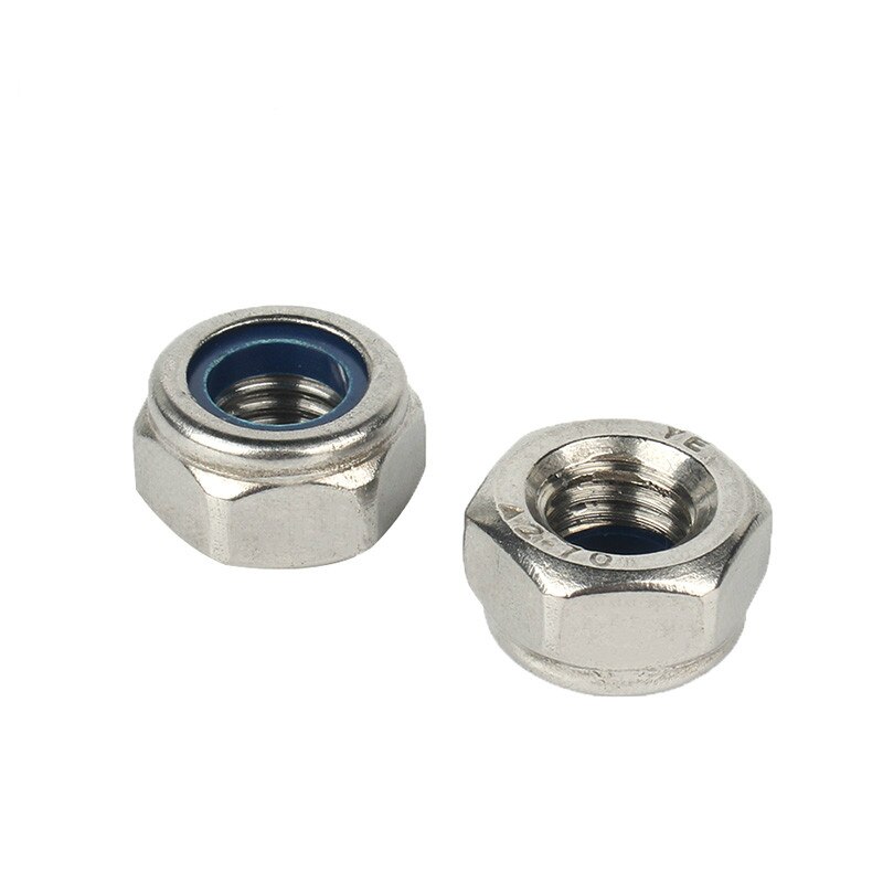 Anti loose self-locking nut 304 stainless steel anti slip locking hexagon screw cap M4M5M6M8M10M12M14
