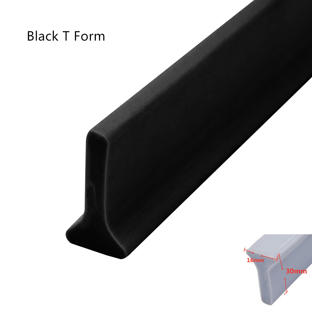 1-3M Water Shower Dam Bathroom Water Stopper Silicone Retaining Strip Flood Barrier Dry And Wet Separation Blocker