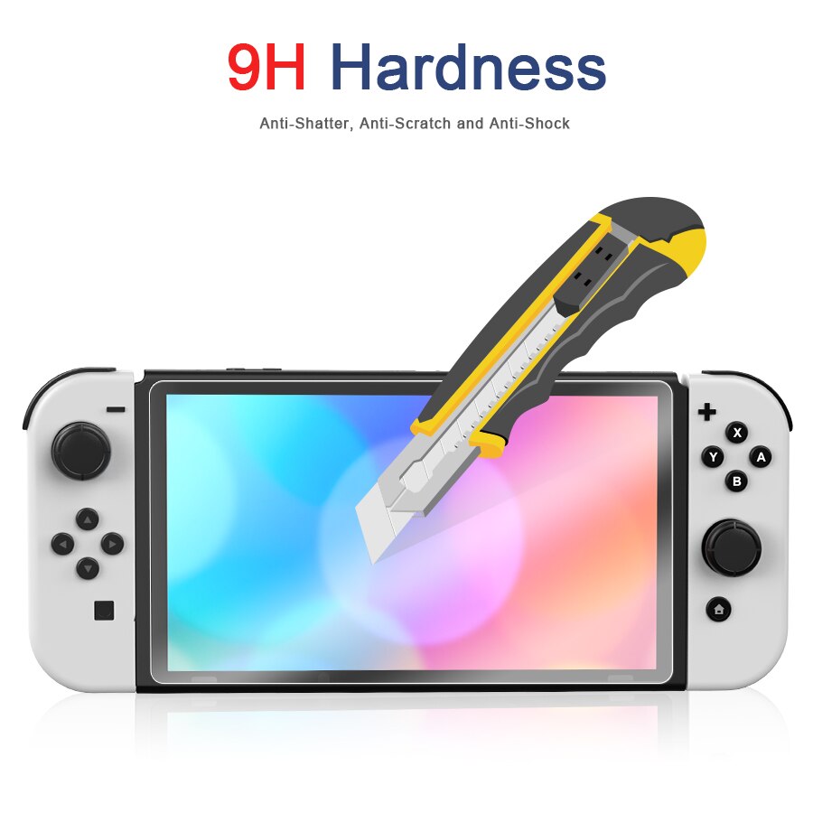 DOBE Gehärtetem Glas 9H HD Bildschirm Schutz Film für Nintendo Schalter OLED Bildschirm Schutz Für N-Schalter OLED spiel Zubehör