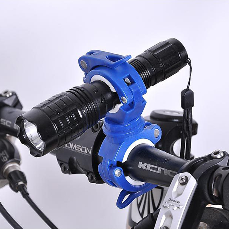 Mount Bike Cycling 360 Degree Rotatable bicycle clamp Flashlight LED Torch Light Holder Grip Bicycle seat pipe clamp