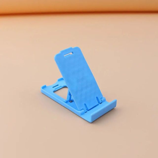 Stojak na telefon stojak na telefon komórkowy statyw na iPhone Xsmax Huawei P30 Xiaomi Mi 9 plastikowy składany stojak na biurko: C16-Blue