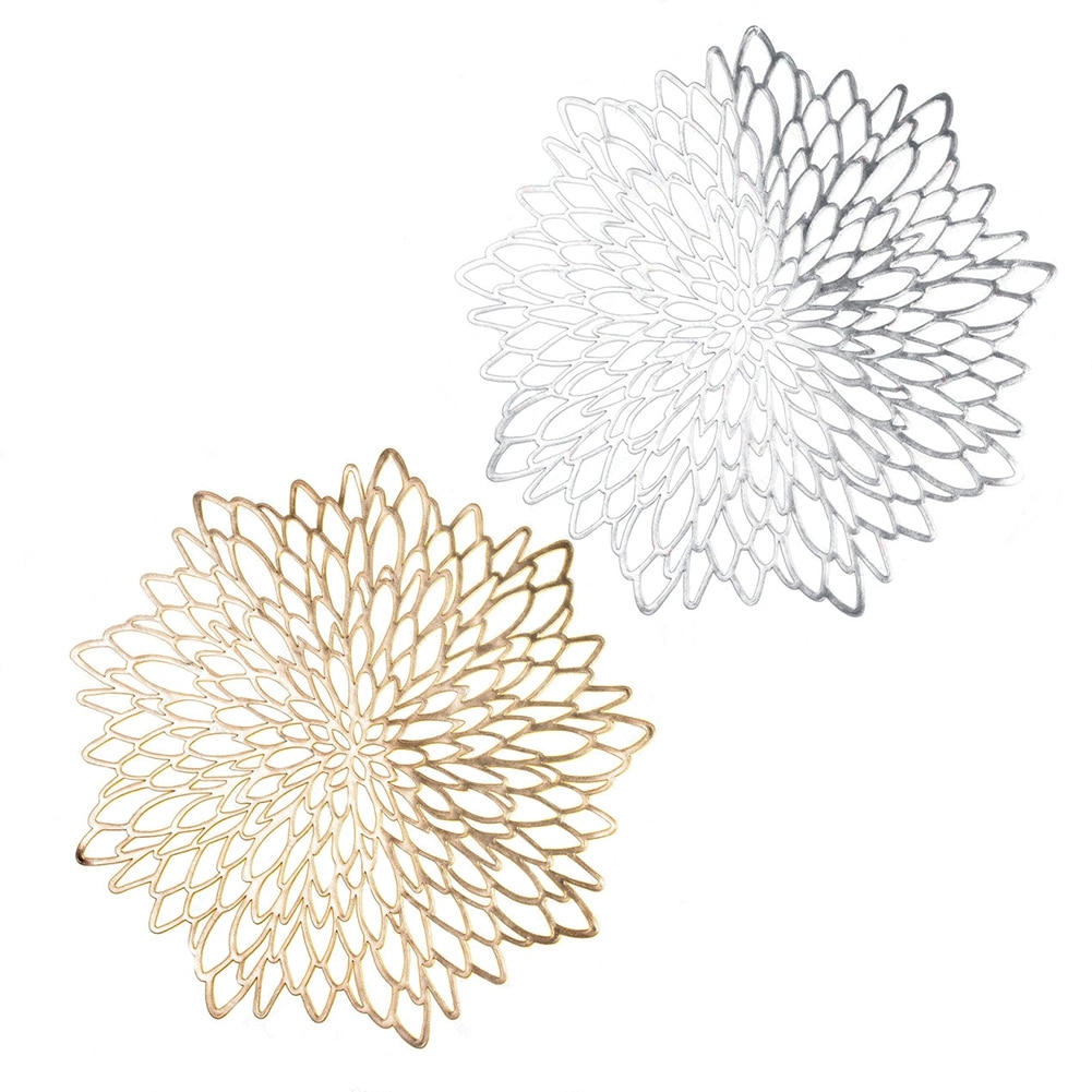 38Cm Goud Plaats Mat Wasbare Vinyl Eetkamer Bruilo... Grandado