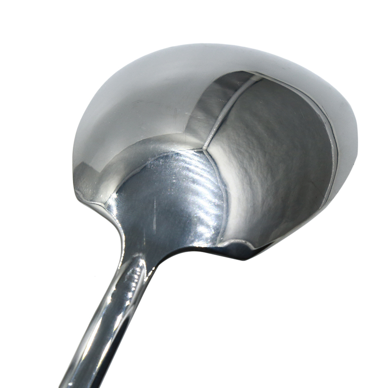 Stainless Steel Dinner Spoon Long Handle Big Spoon Soup Spoon For Kitchen Cooking Stirring Spoon Ladle Spoon