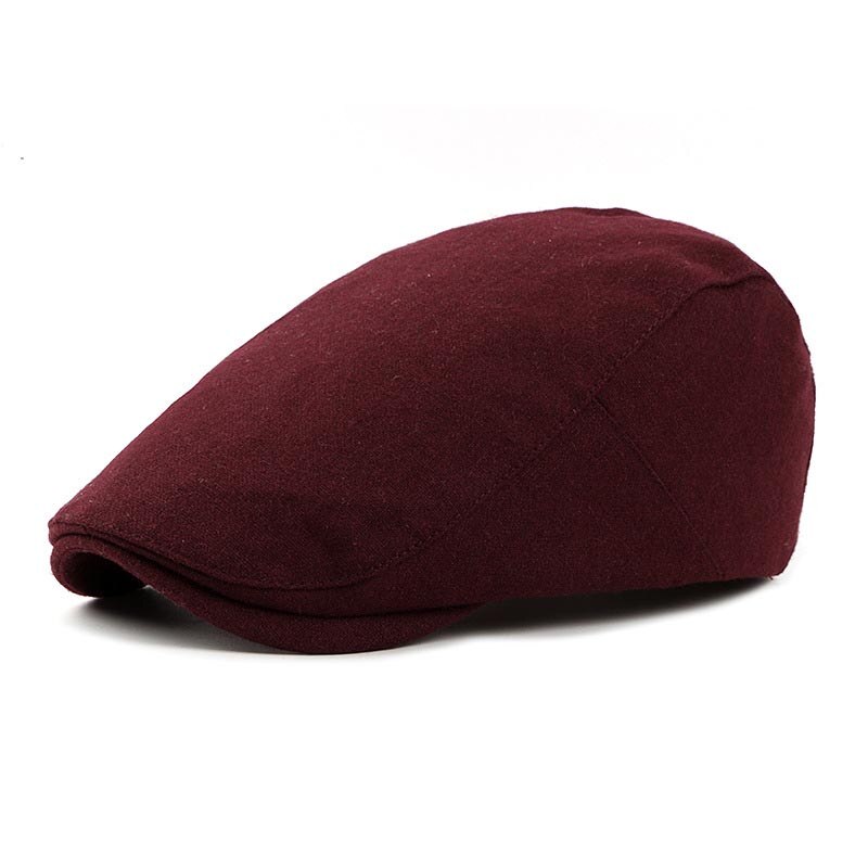 Fibonacci Winter Hats Men's Newsboy Caps Casual Beret Hat Top Flat Ivy Hat Retro Hat Driver Cabbies Cap: Wine Red