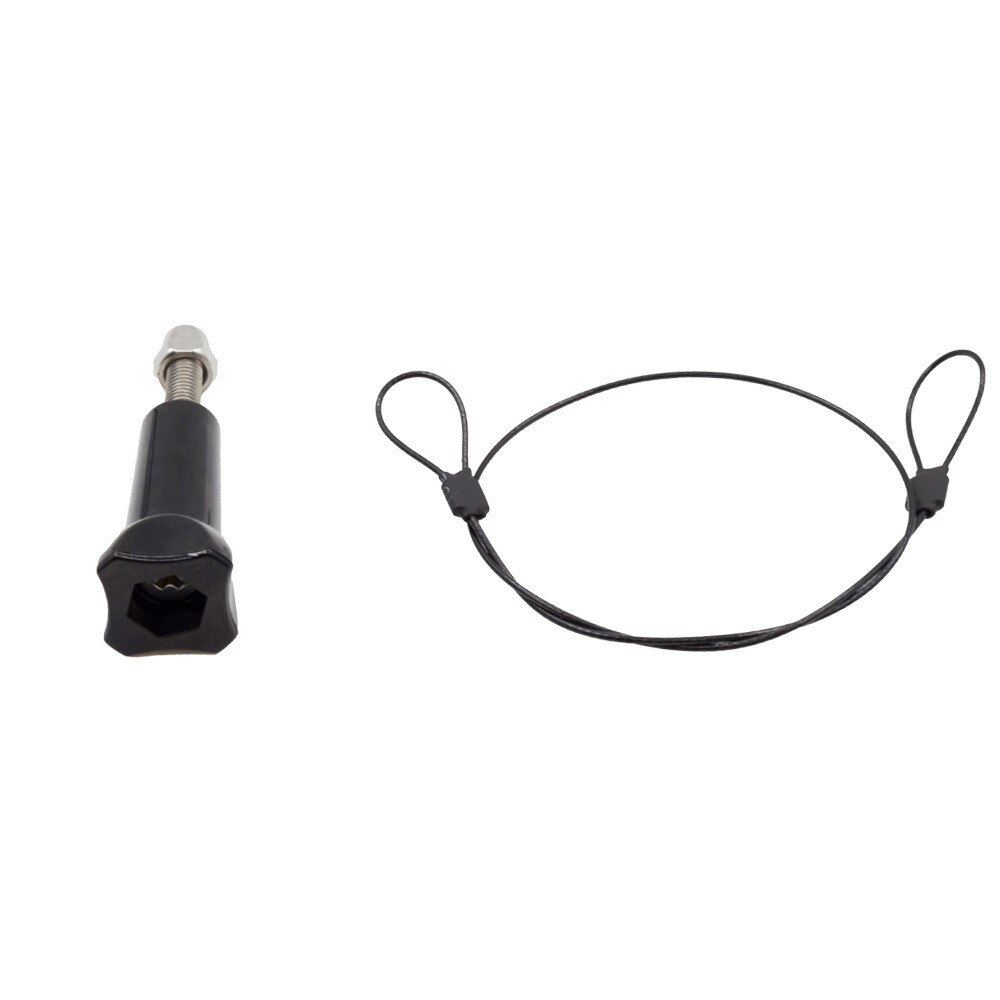 Cordon de fixation pour caméra numérique Gopro Hero 7/6/5/4/3/3 +/2/1, 30cm, en acier inoxydable, accessoires pour caméra d&#39;action et de sport