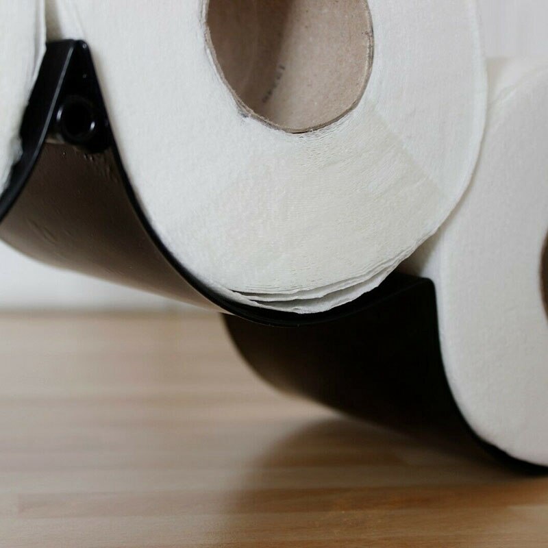 Novelty Caterpillar Toilet Roll Holder Bathroom Ornament Free Standing Metal