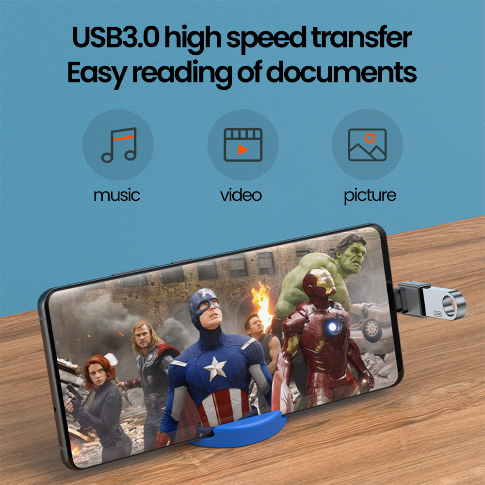 USB C Adapter 90° Elbow Type C to USB 3.0 Adapter Fast Charging USB Female To Type C Male Converter For Macbook Mobile Phone