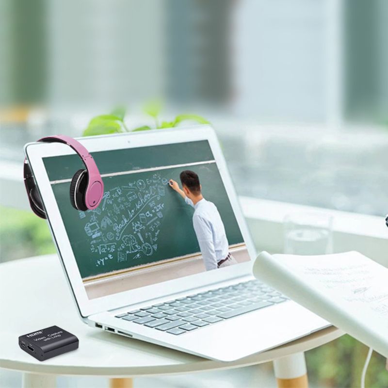 1080P 4K to USB 2.0 Video Capture Card Dongle Game Recorder Loop Out A9LC