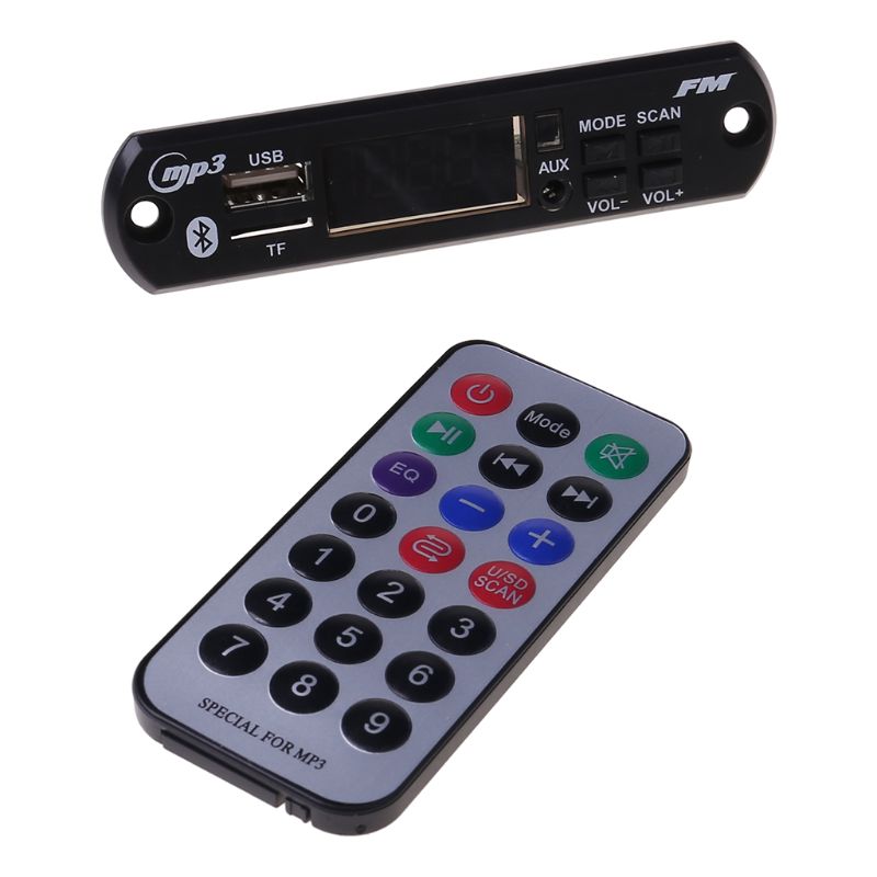 Module Radio FM sans fil Bluetooth 5V 12V, carte décodeur MP3 WMA, lecteur MP3 avec télécommande pour voiture
