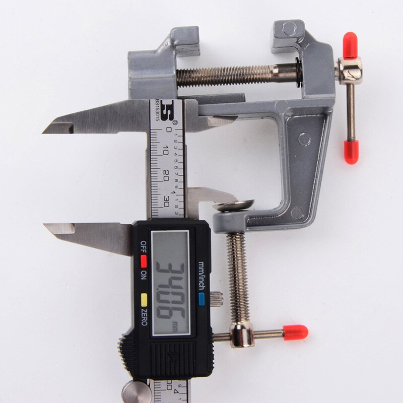 30mm Aluminium Tafel Bankschroef Voor Houtbewerking Mini Hout Bankschroef Klem Machine Tool Onderdelen met Pakket