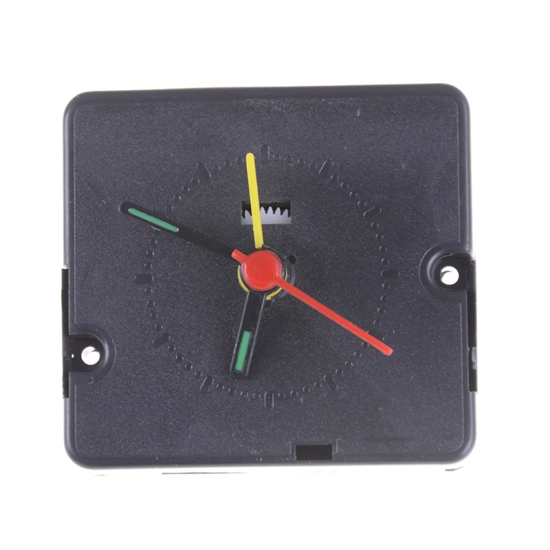 1PCS Black Quartz Alarm Clock Movement Mechanism DIY Replacement Part Set